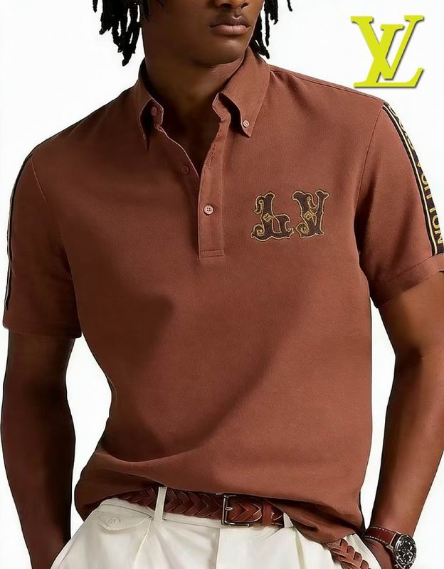 Louis Vuitton POLO shirts men-LV3014P